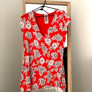 Free People Flower Mini Dress